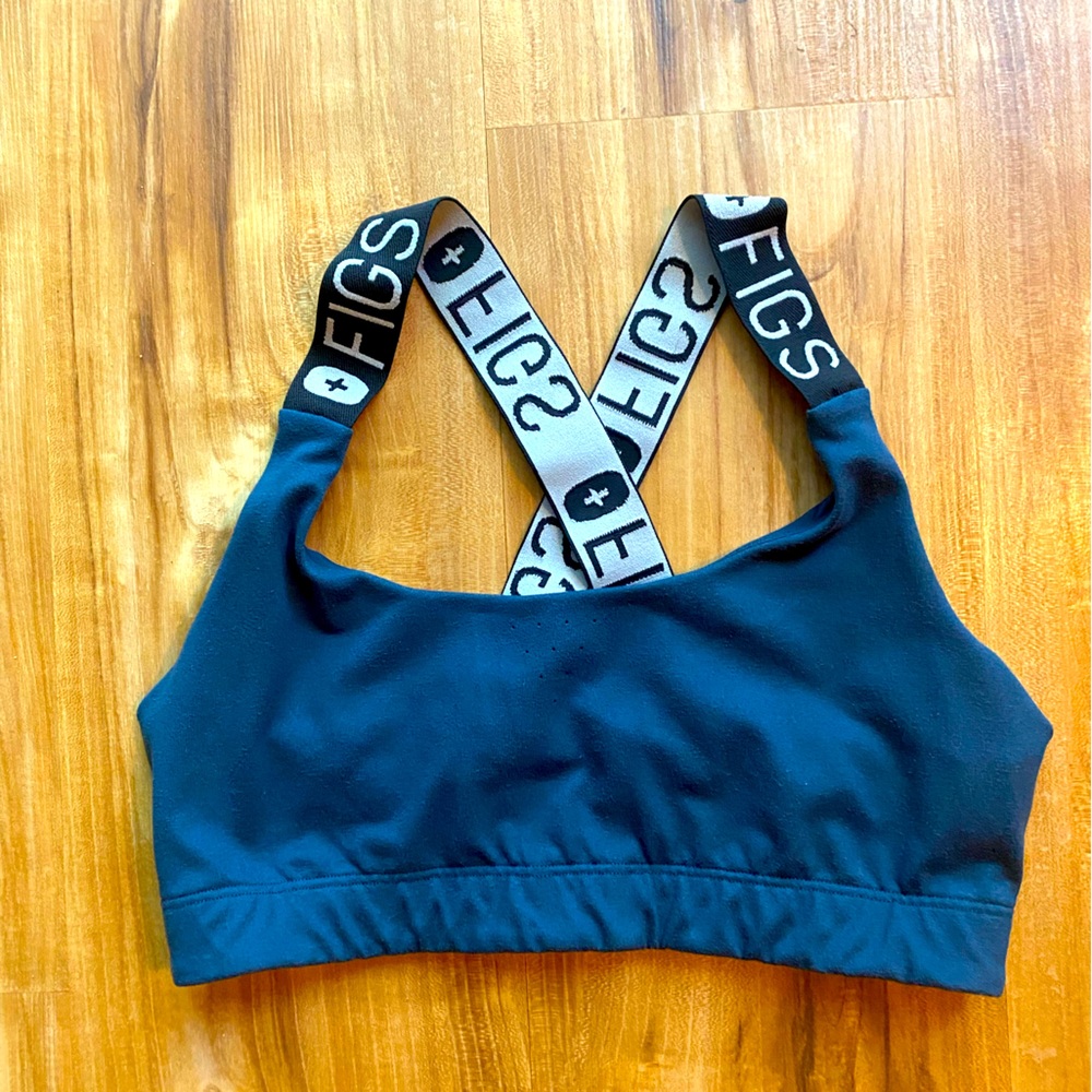 Figs sports bra size medium in dark blue